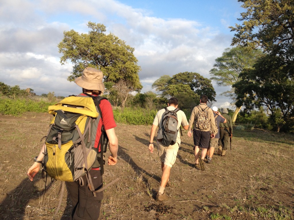 Richard and our group as we walk around Kruger National Park.