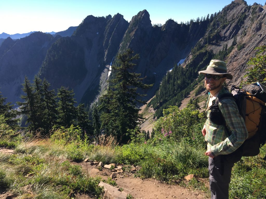 Richard in the Alpine Lakes Wilderness.