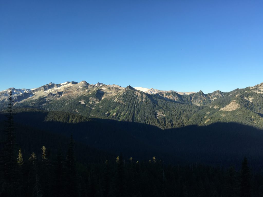 Before the morning sun reaches the valley.